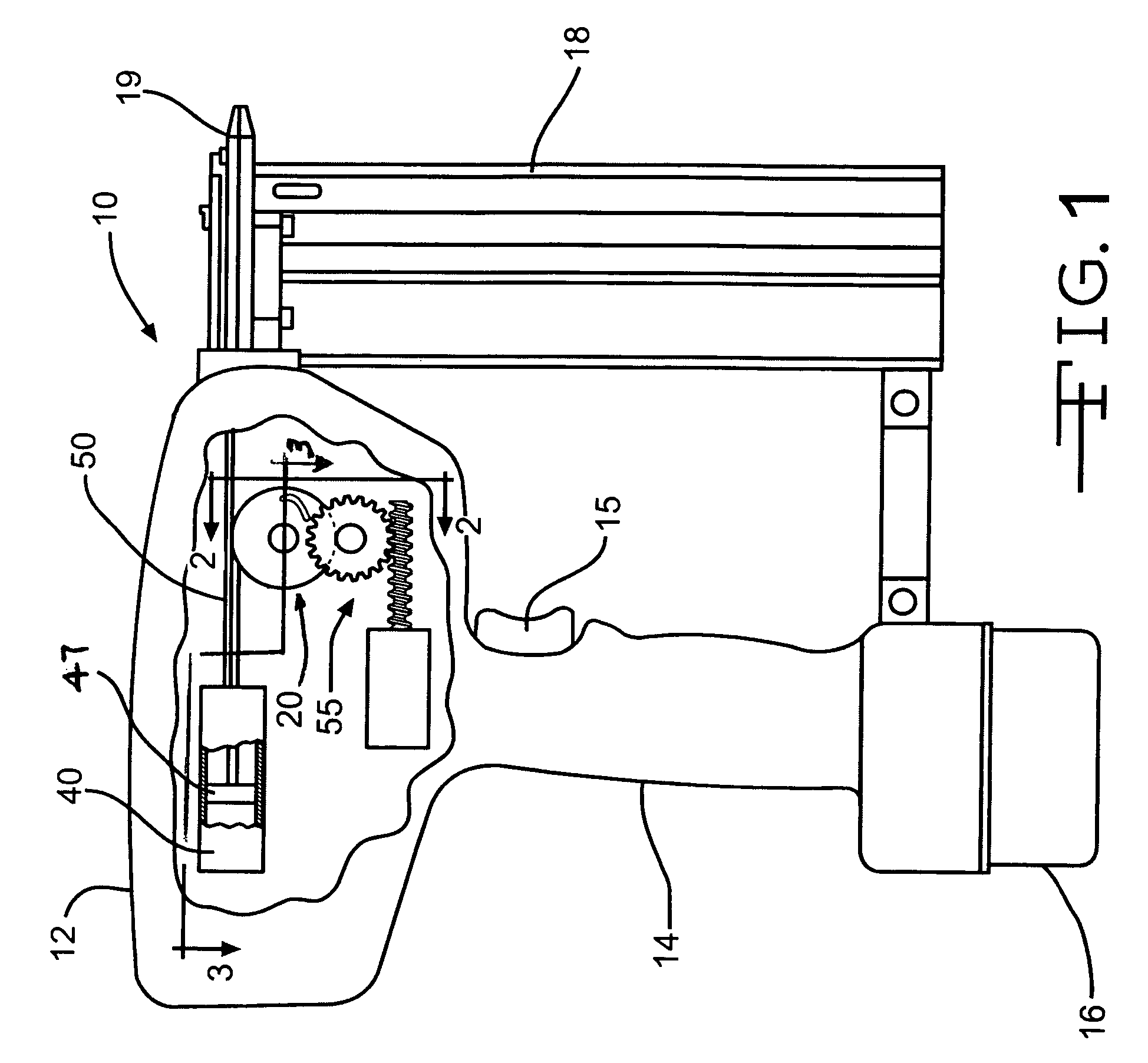 Cordless fastener driving tool