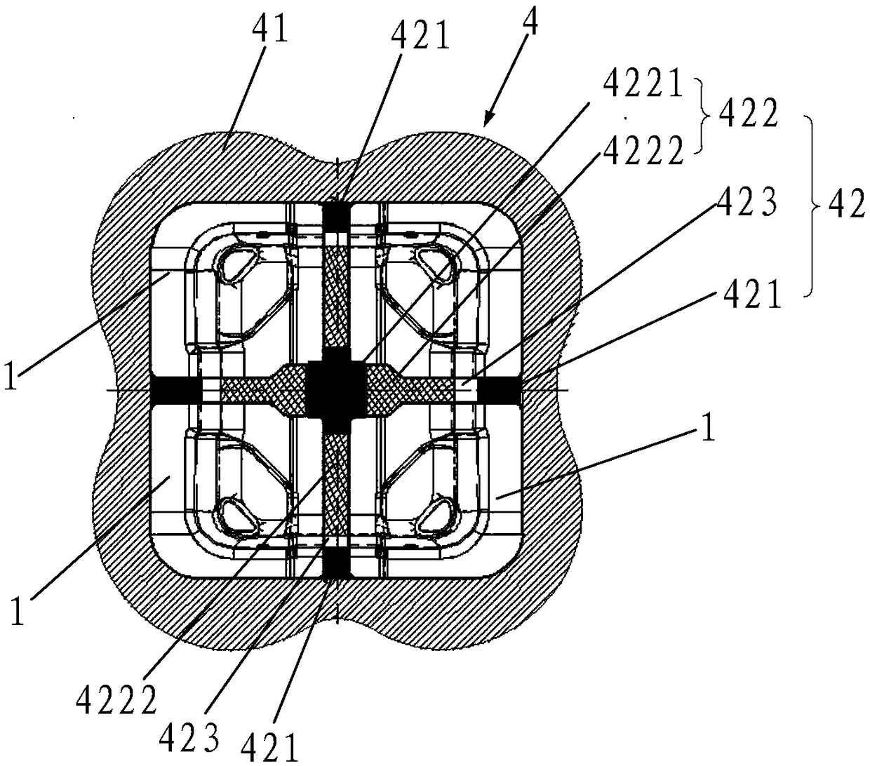 Stamping parts forming method