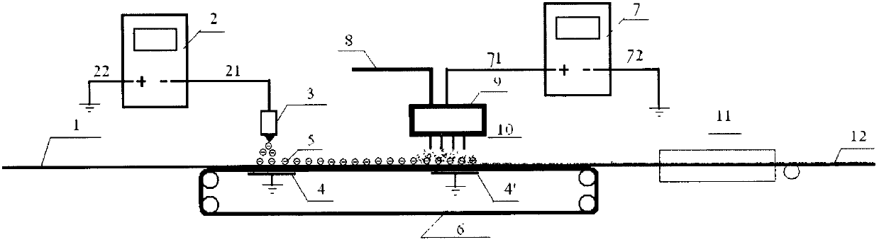 Method for improving tensile strength of carbon fiber by utilizing graphene