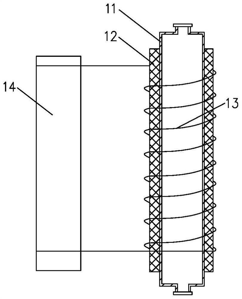 Super-audio frequency electromagnetic induction heating binary salt energy storage power generation system and method