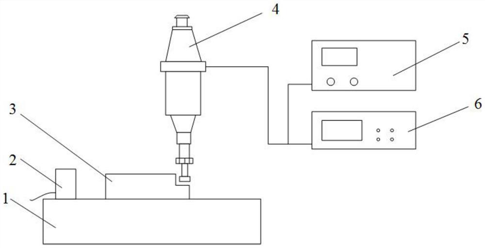 Ultrasonic-assisted machining load amplitude measuring device and method