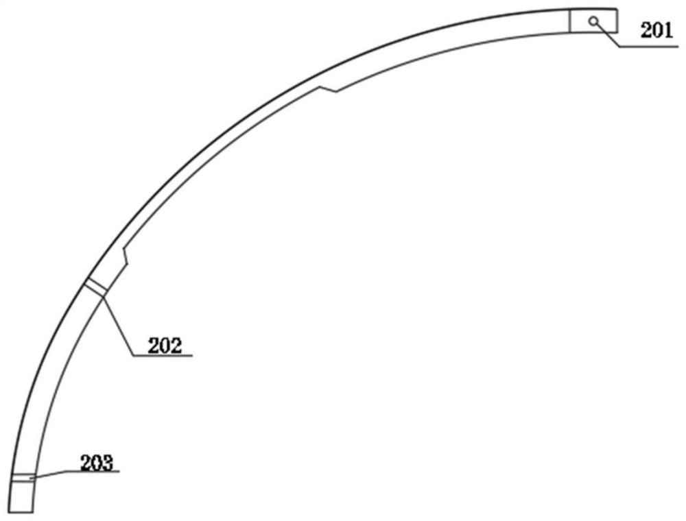 A kind of arch reinforcement method suitable for small tunnel clearance