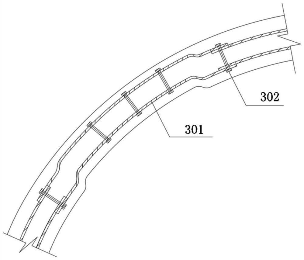 A kind of arch reinforcement method suitable for small tunnel clearance