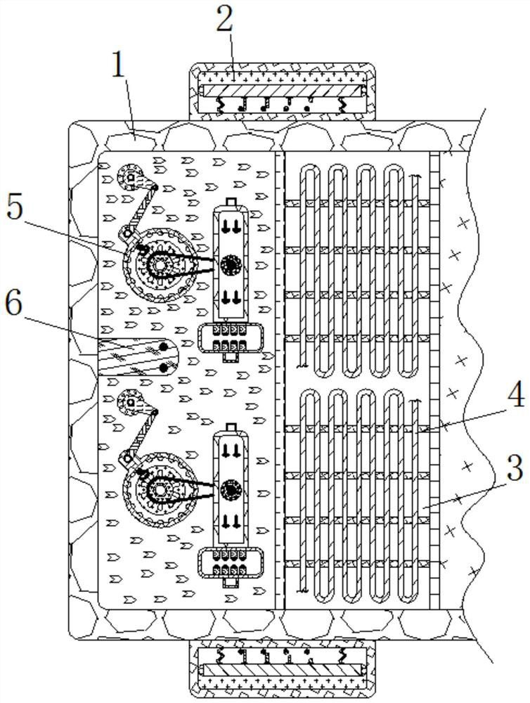 Desktop host variable-speed heat dissipation device based on water cooling principle