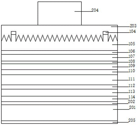 Light emitting diode possessing transparent extended electrode structure and manufacturing method thereof