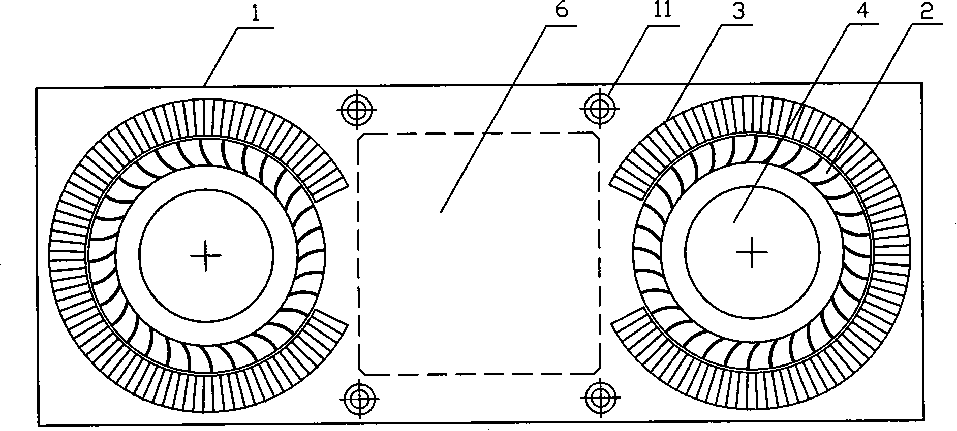 Plate-type heat-pipe radiator and use thereof