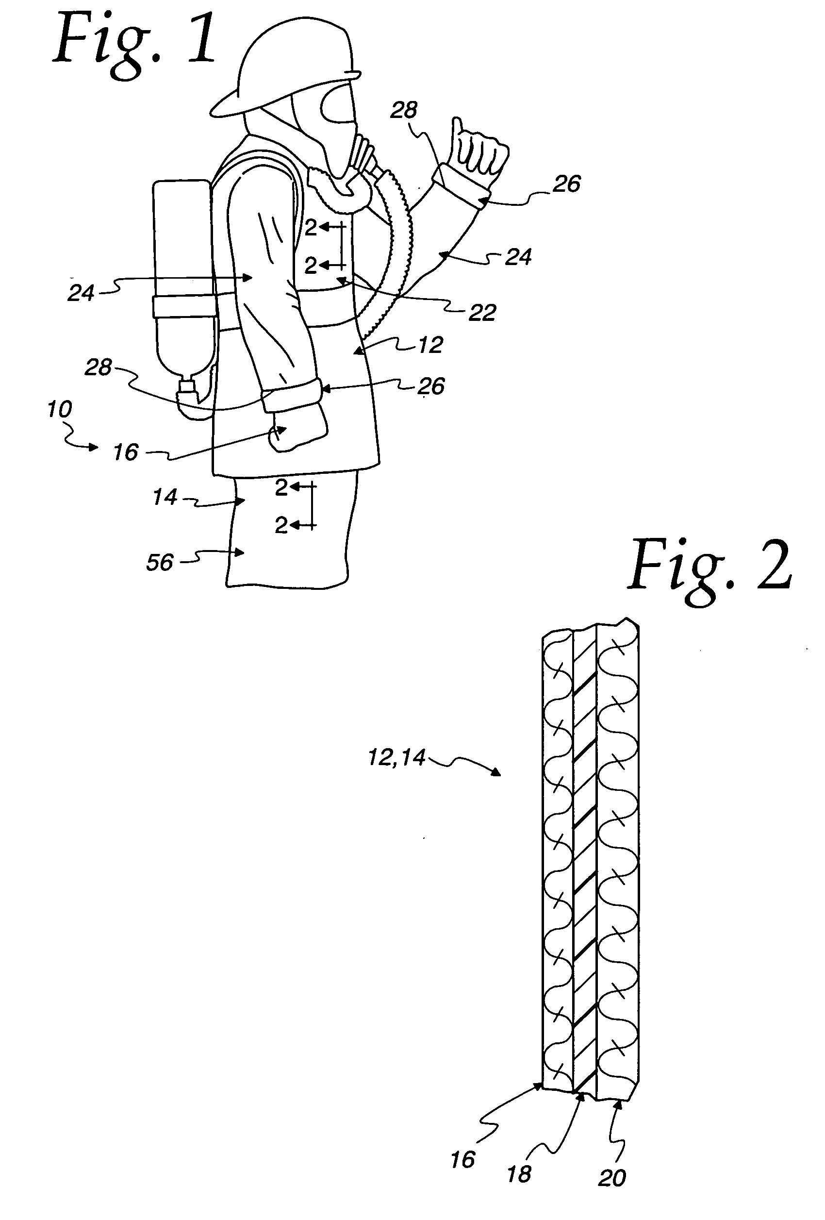 Protective garment for use by a firefighter or other emergency worker and having a detachable cuff/wristlet