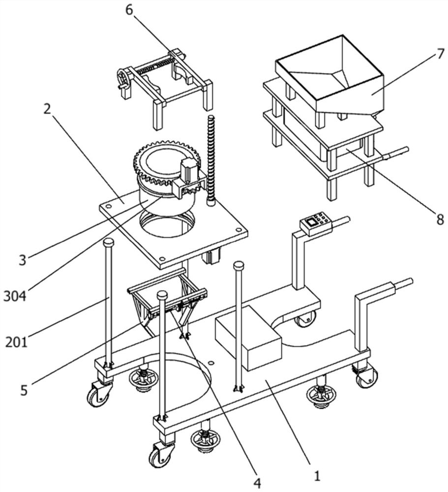 Hole digging and ridging device for garden nursery stock transplanting