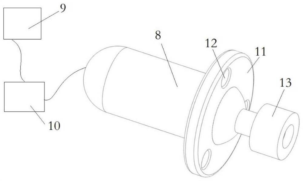 High-frequency intermittent valve device based on valve element rotation