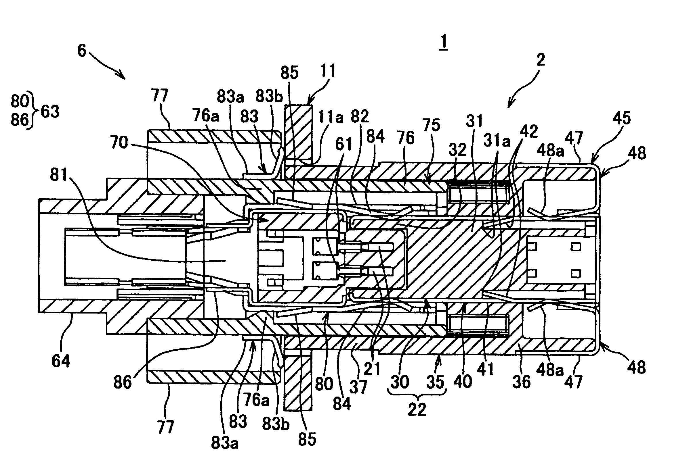 Shielded connector structure