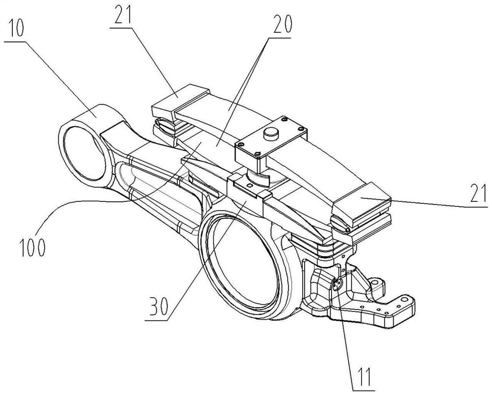 Single-stage suspension system and axle box built-in high-speed motor train unit non-power bogie