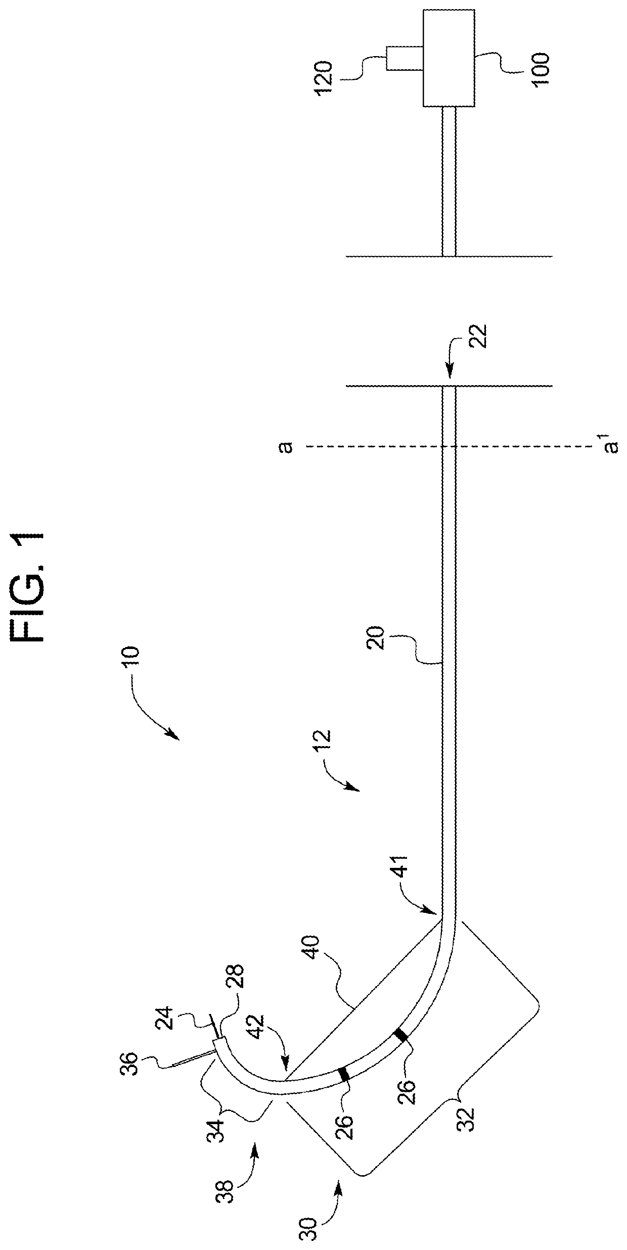 Continuous compound curved tip for cannulation