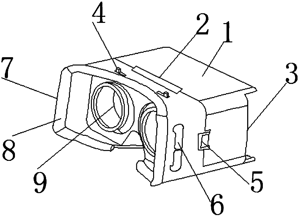 Convenient-to-wear (VR) virtual reality apparatus