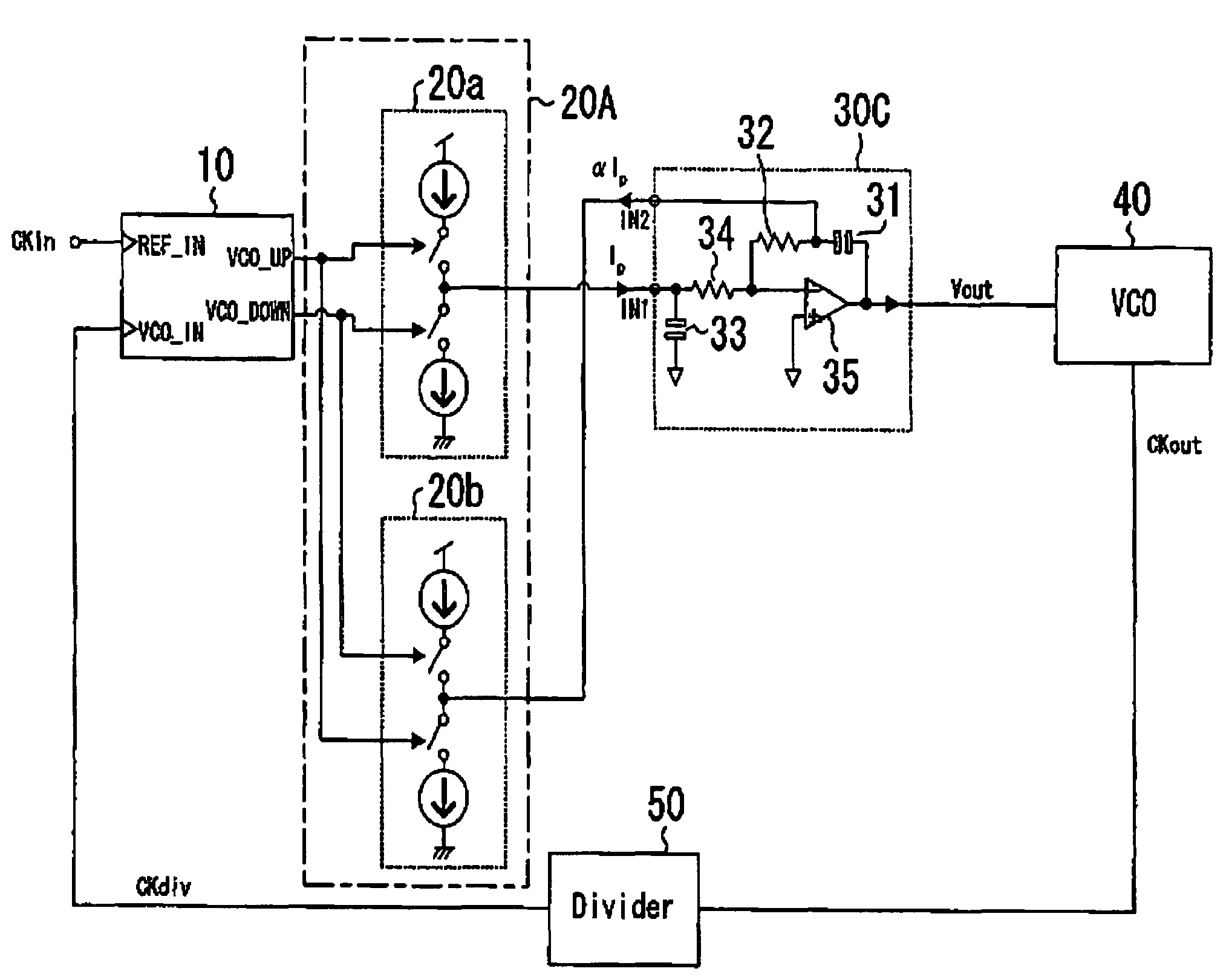 Low-pass filter, feedback system, and semiconductor integrated circuit