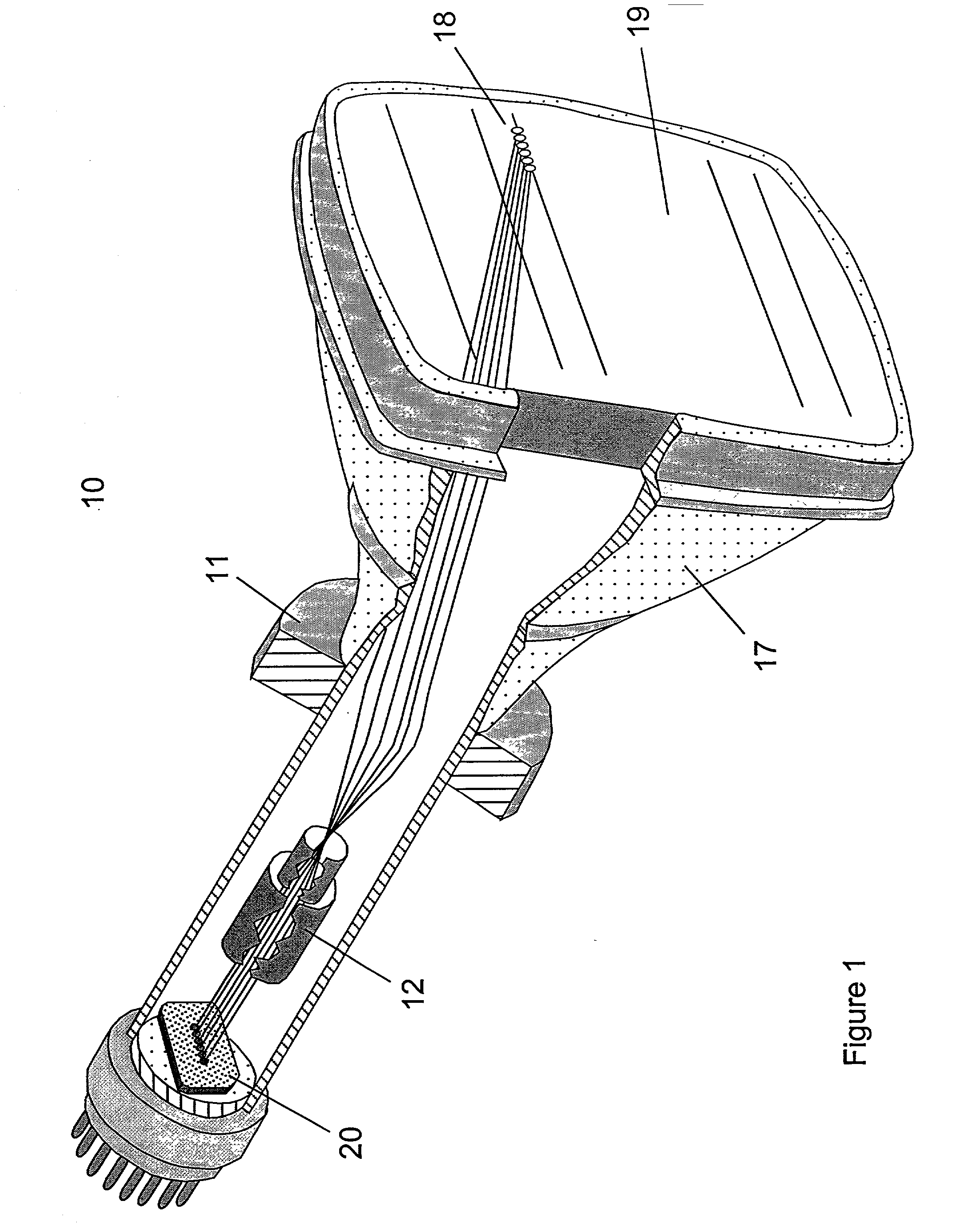 Cathode ray tube having multiple field emission cathodes