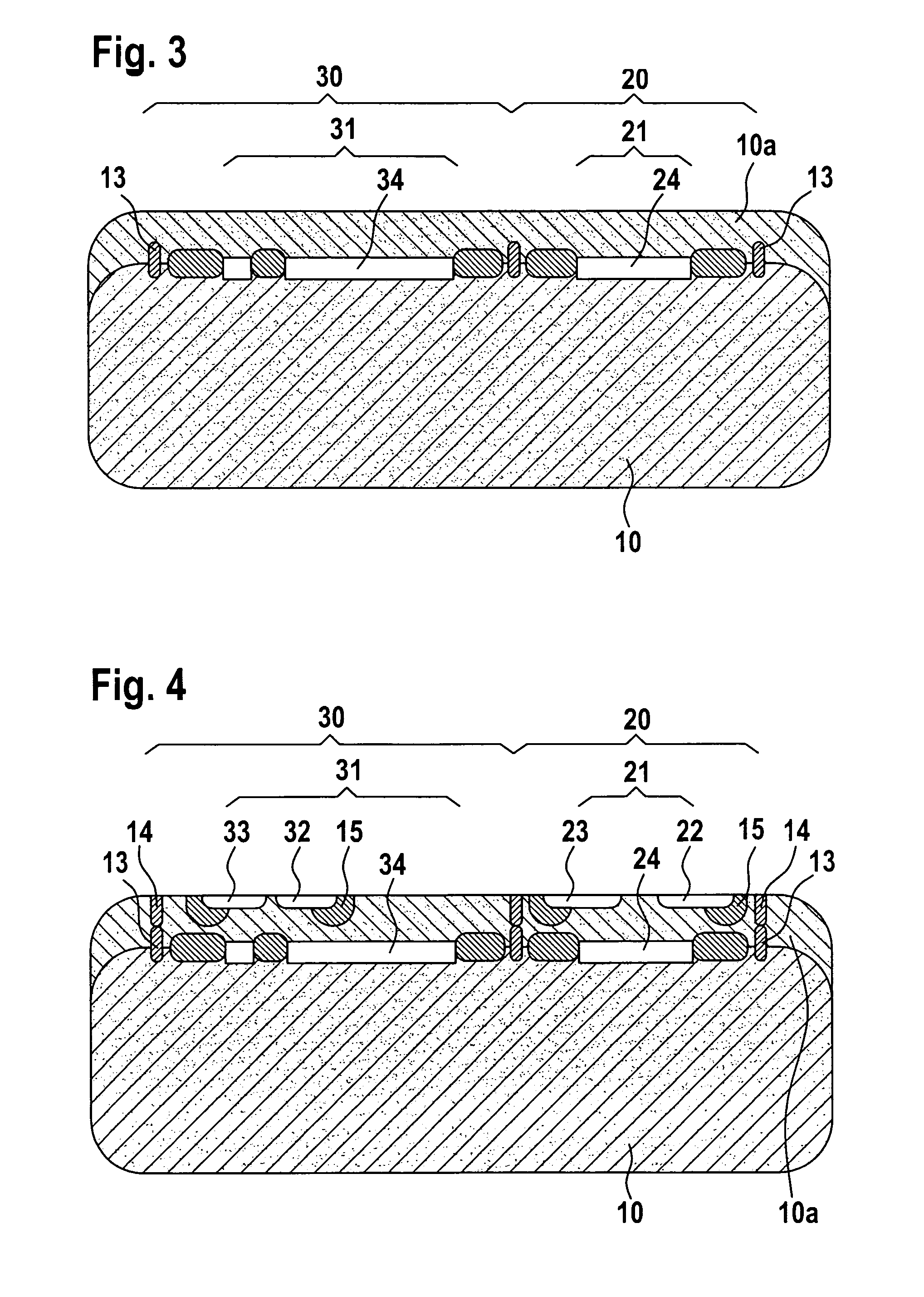 Micromechanical device having two sensor patterns