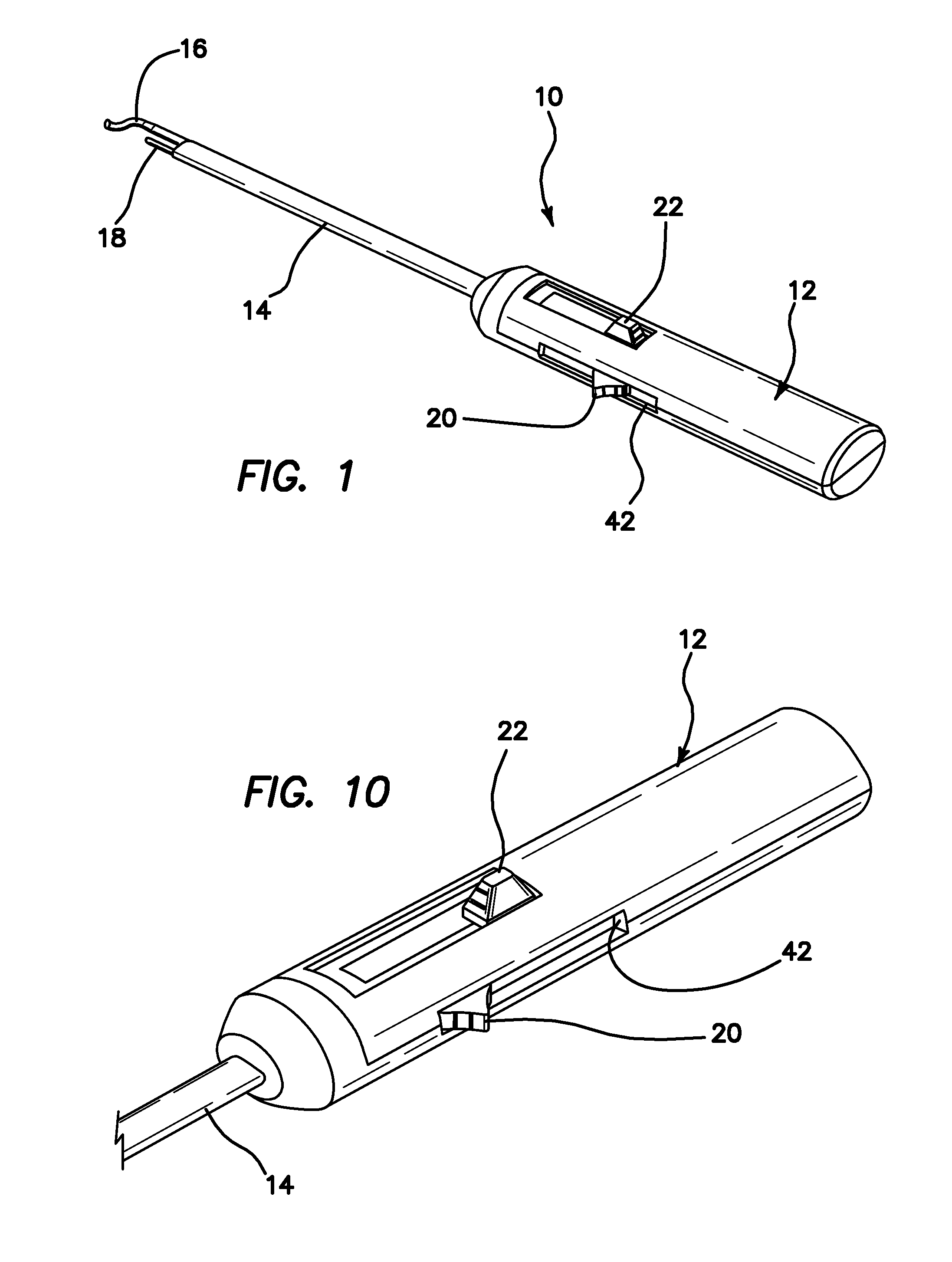 Arthroscopic suture passing devices and methods