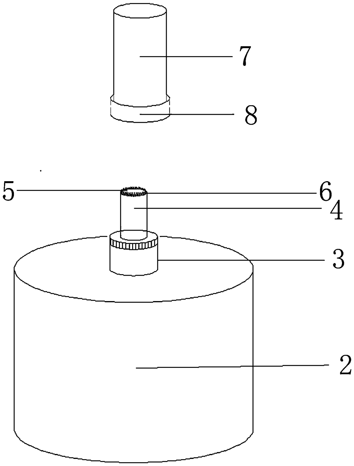 An explosion-proof stainless steel alcohol lamp