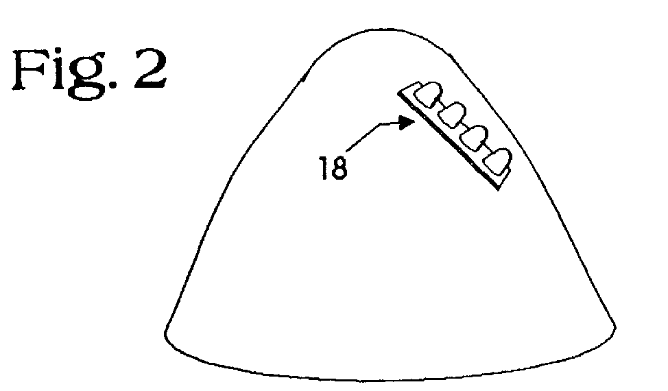 Pressure display for self contained breathing apparatus