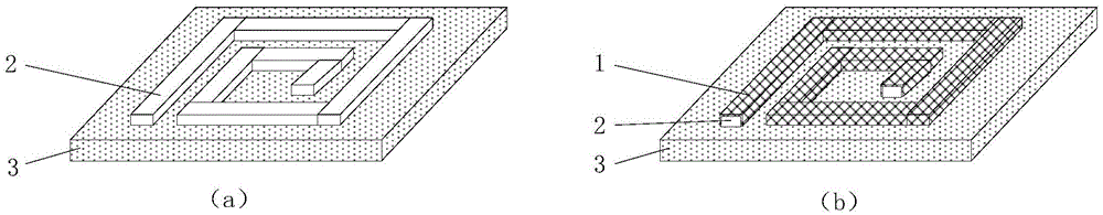 On-chip inductor based on graphene/metal composite wire and preparation method