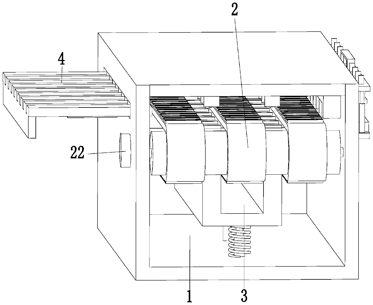 A corncob processing system for biomass power generation