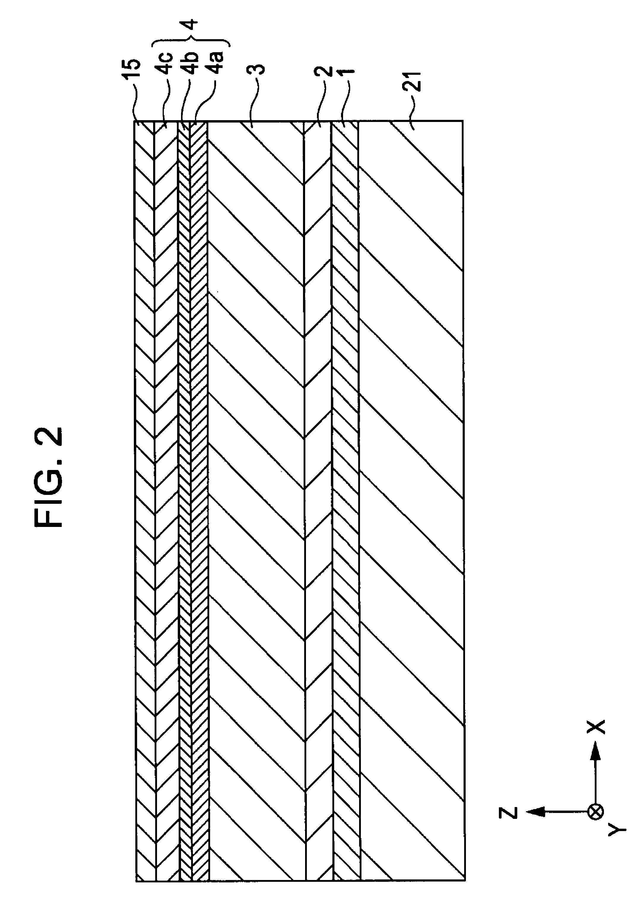 Tunneling magnetic sensor including free magnetic layer and magnesium protective layer disposed thereon