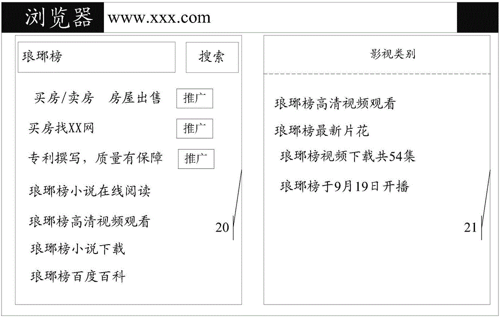 Web search method based on search engines and electronic equipment