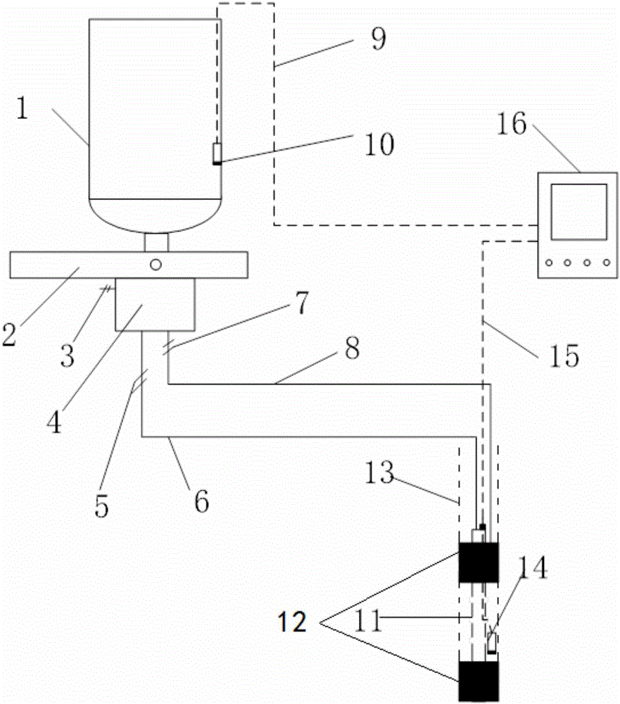 Rock-soil body water pressure testing device and testing method