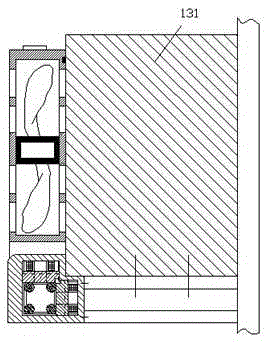 Electrical power element mounting device with contact indication and capable of reducing noise