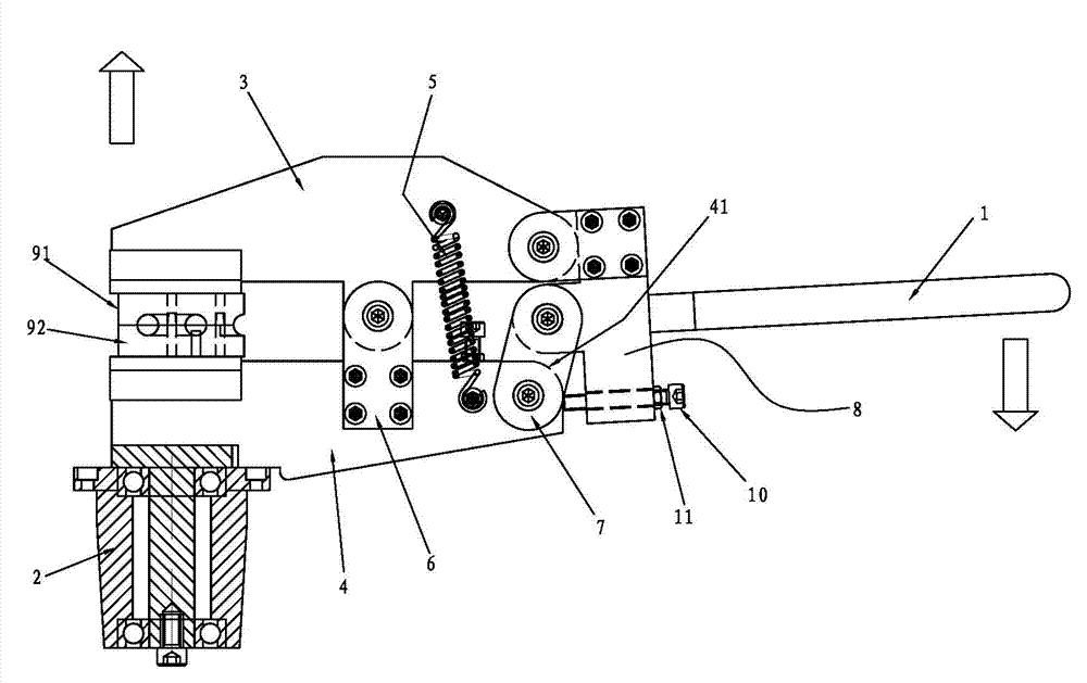 Processing device for U-shaped tubes