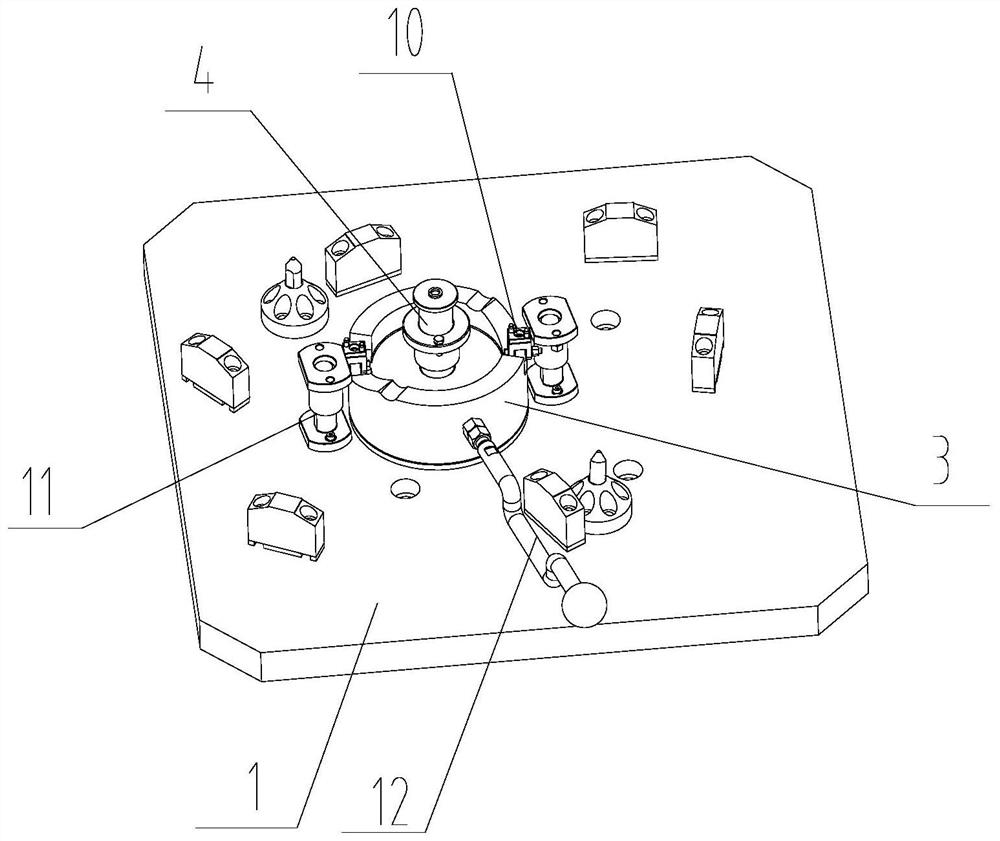 Lifting device for parts disengaging from positioning pins