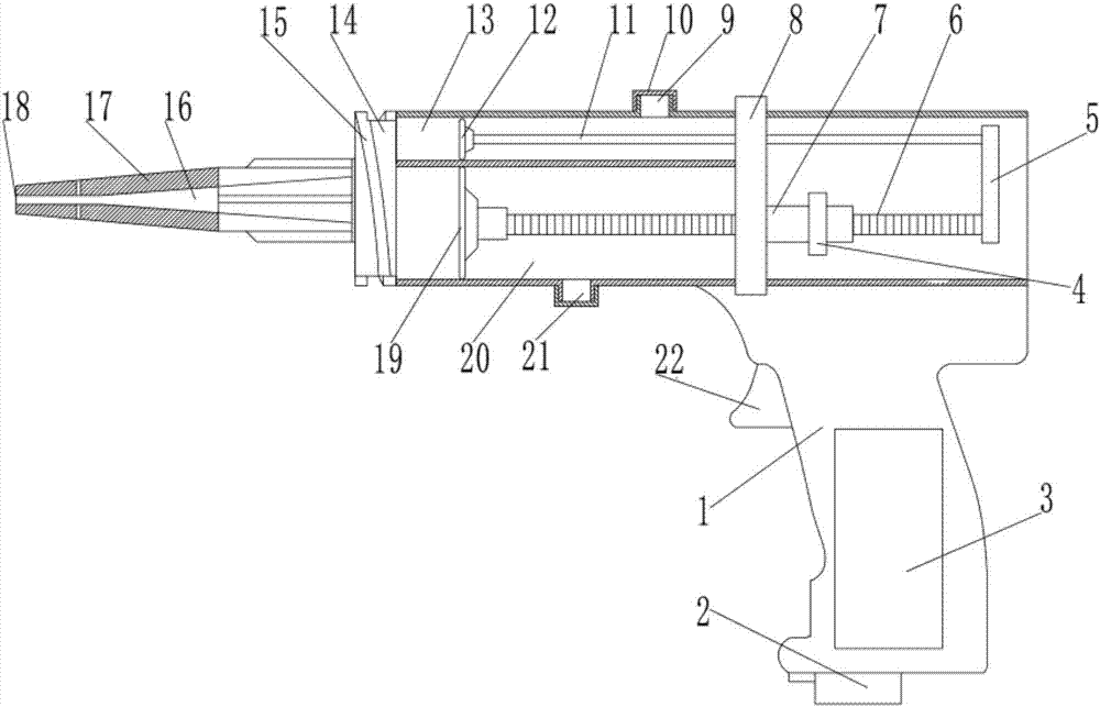 Two-pack electric glue gun for building