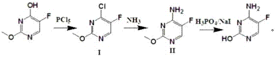 A kind of preparation method of 5-flucytosine suitable for industrialized production