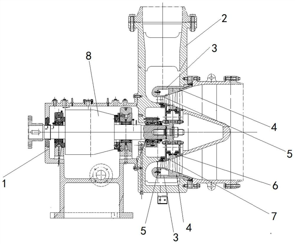 Method for controlling blade top clearance of ORC (organic Rankine cycle) turbine unit