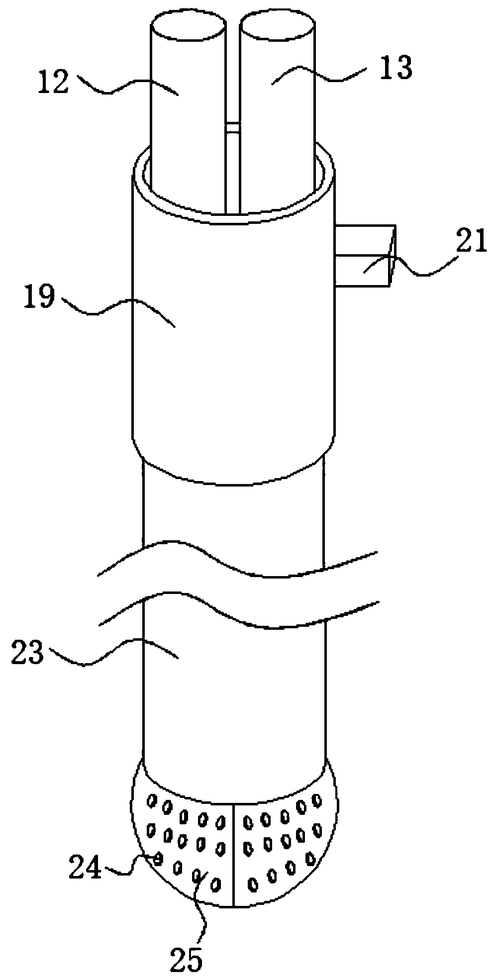 Pediatric negative pressure gastric lavage device for pediatric nursing