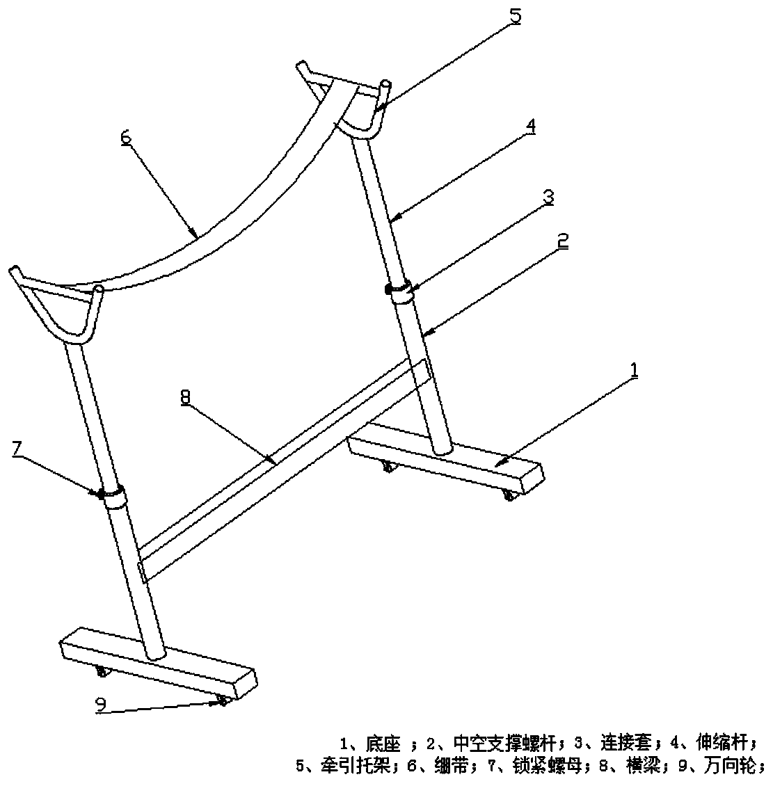 Orthopedic surgery supporting device