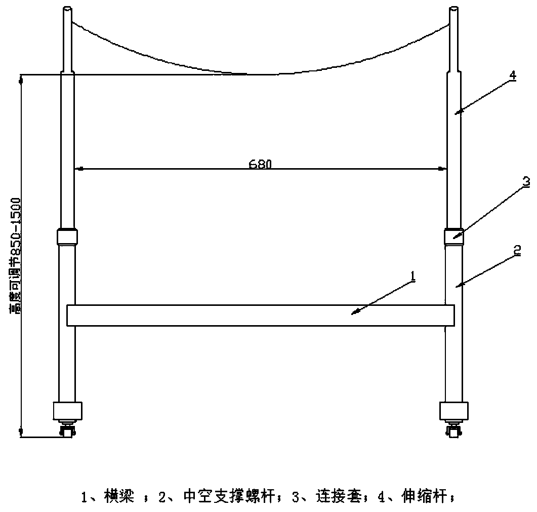 Orthopedic surgery supporting device