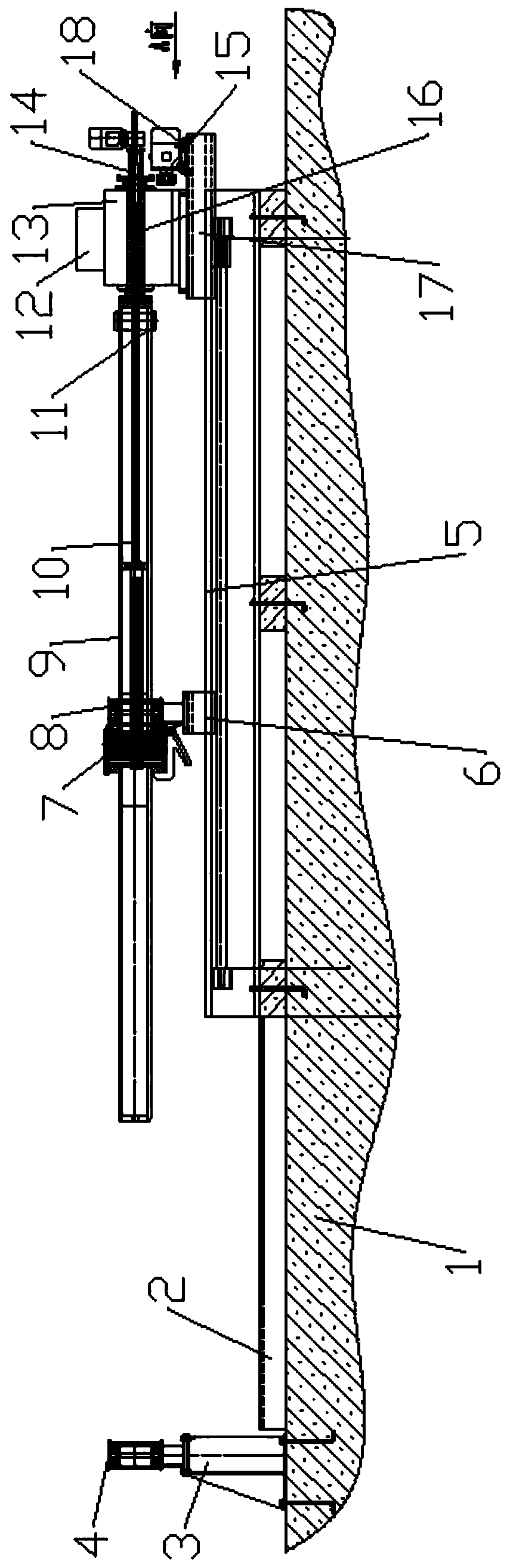 Numeral control boring machine for super-long hole machining