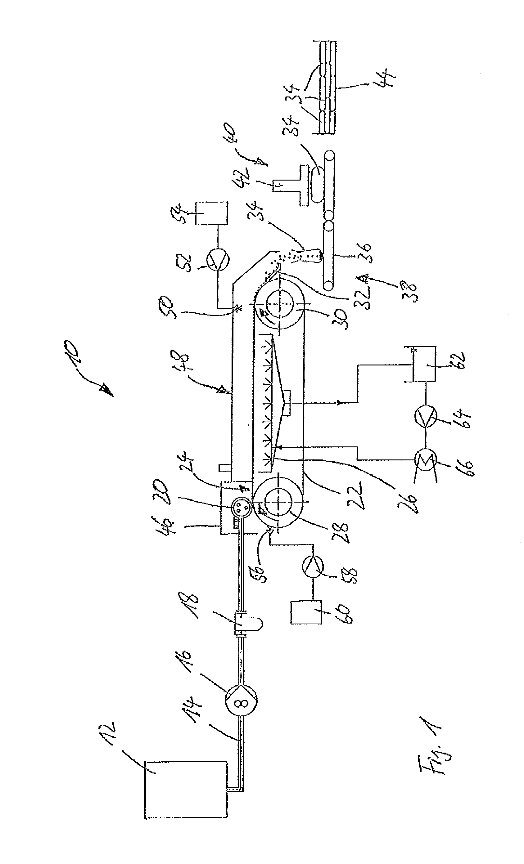 Method and apparatus for the production of bitumen blocks