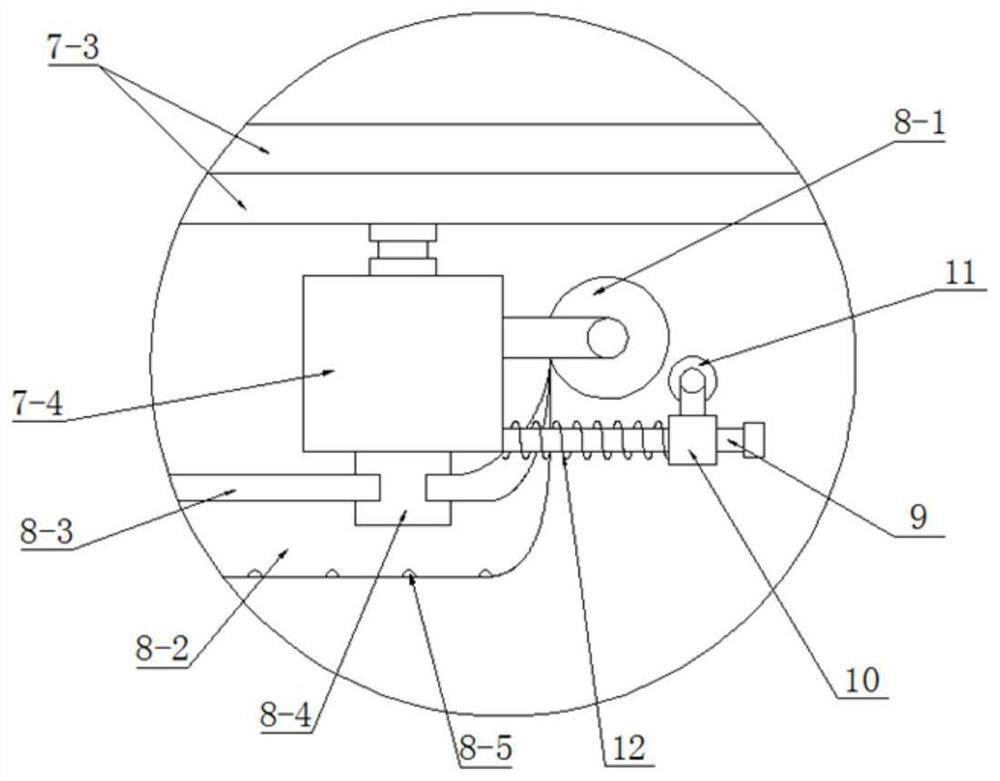 An easy-to-operate wheat disease weeding device