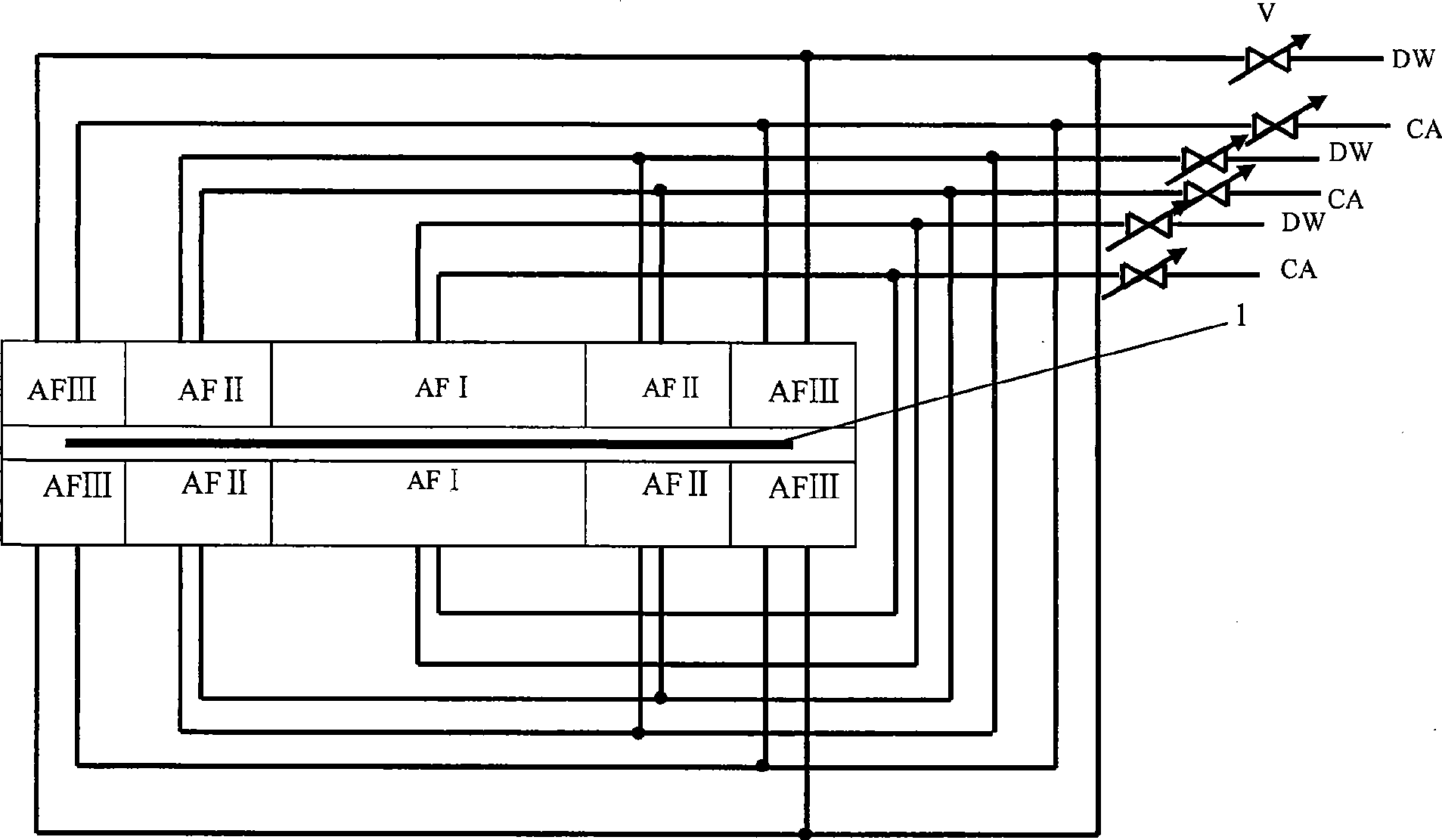 Alloying furnace cooling section strip steel cooling apparatus and cooling control method