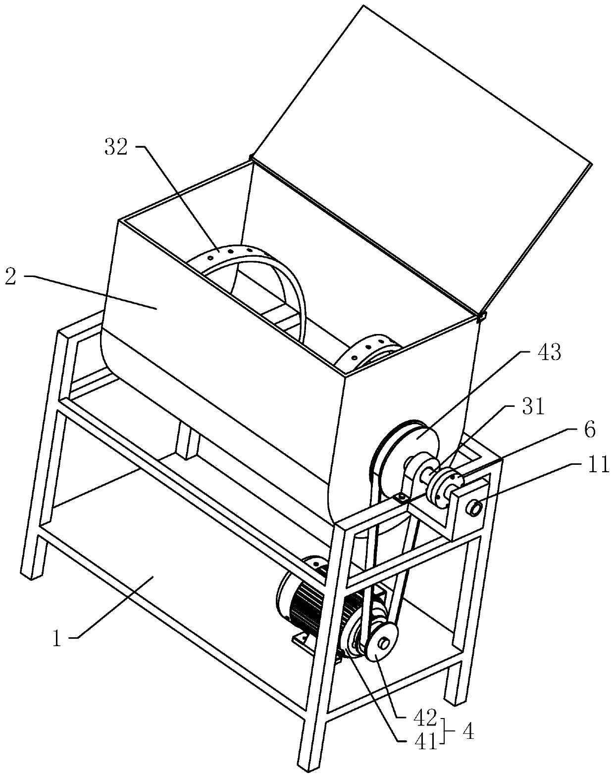 Dough kneading machine