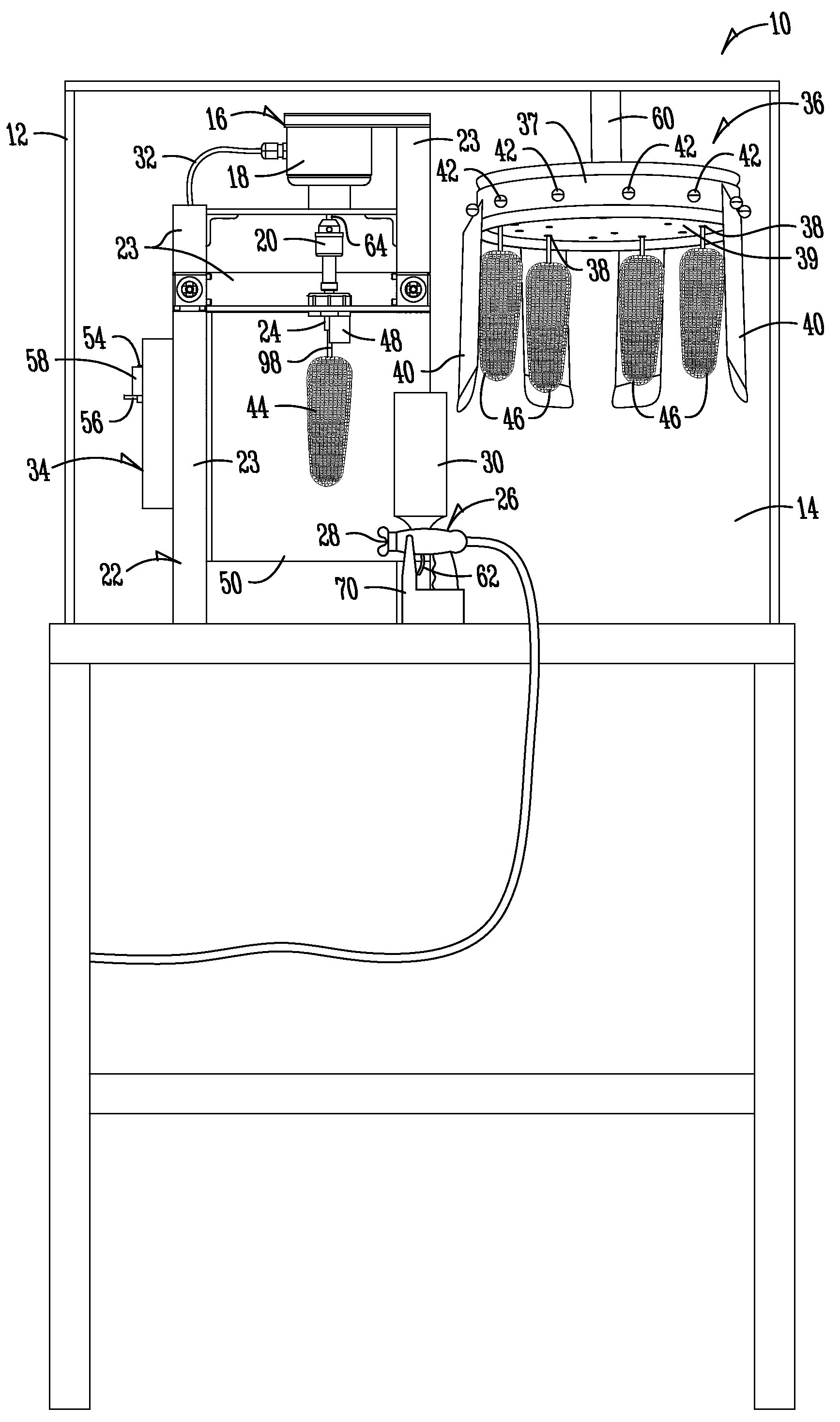 Apparatus and method for coating ears of corn