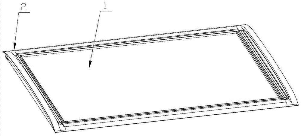 Roof and air conditioner installation seat of railway vehicle