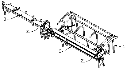 Feeding device of laser pipe cutter