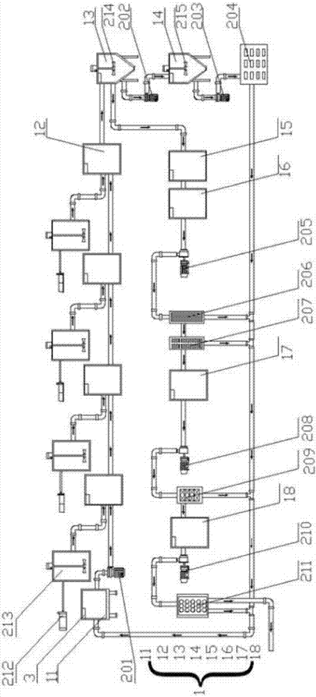 Sewage processing system based on cloud data monitoring