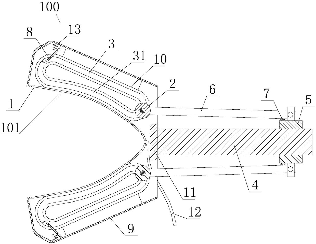 Lactiferous duct unblocking and lactation facilitating device