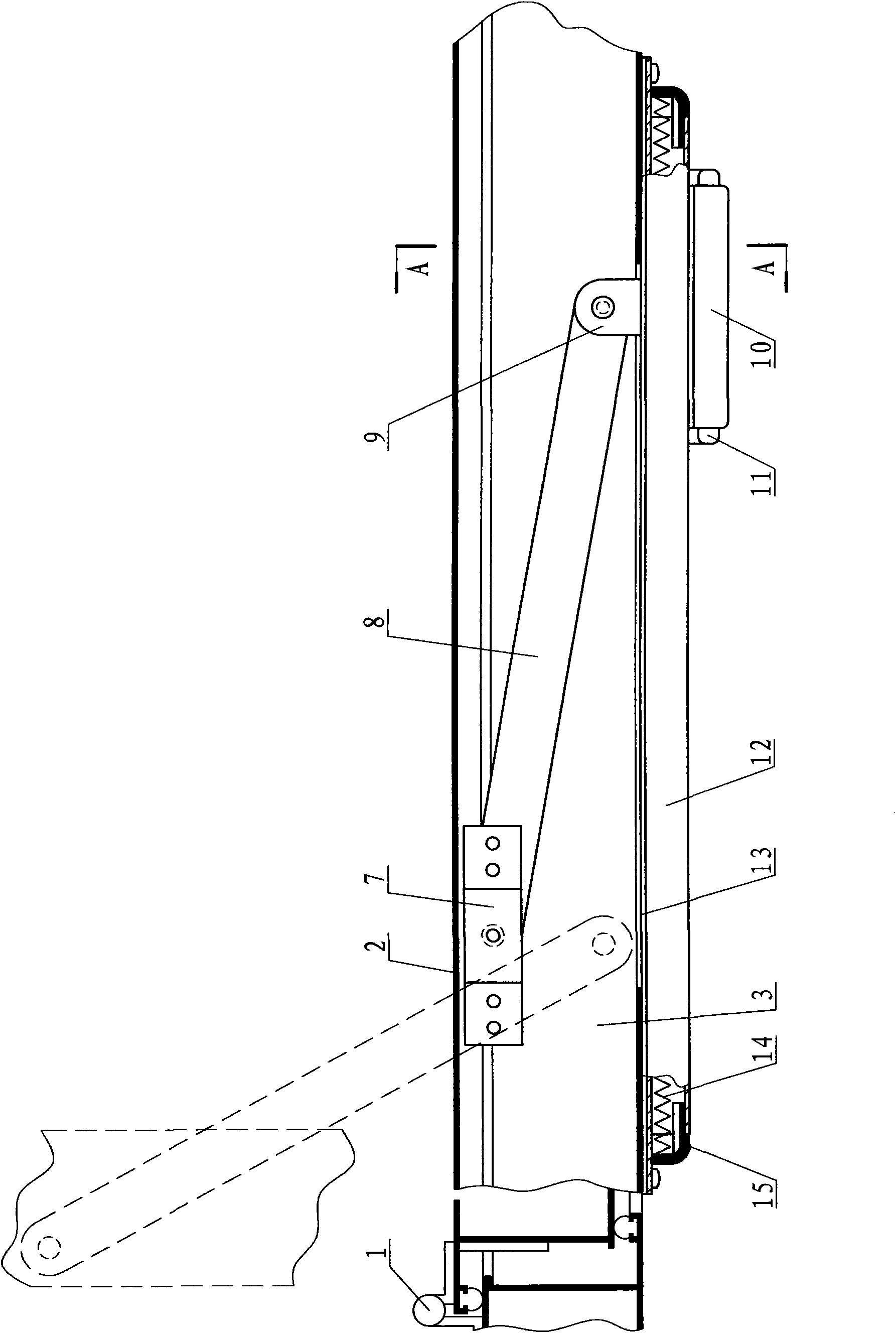 Translational positioning type manual window opener and window thereof