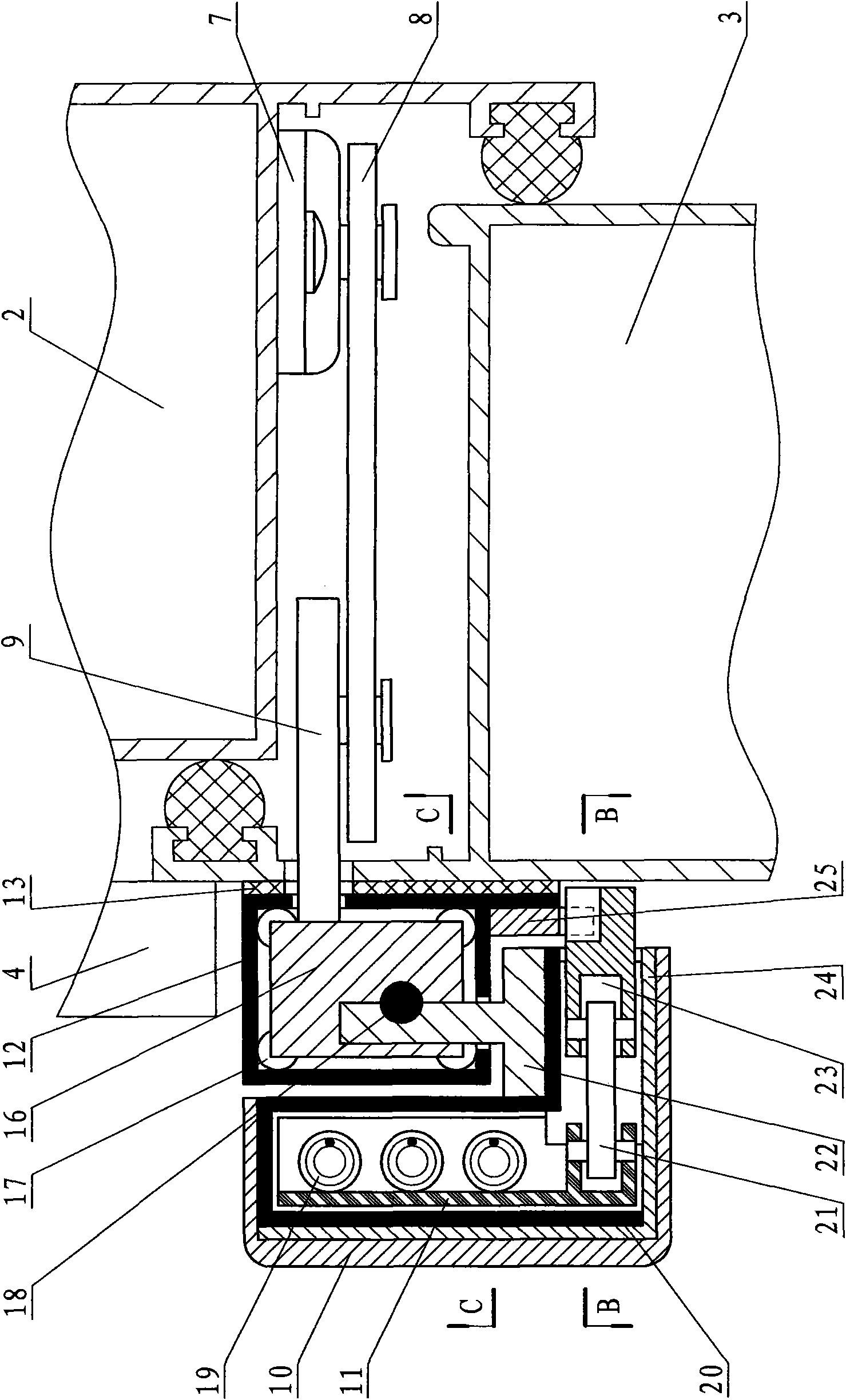 Translational positioning type manual window opener and window thereof