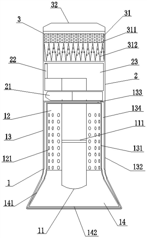 Moxibustion Apparatus for Clearing Fire and Smoke